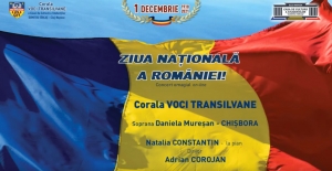 1 Decembrie 2021 - SLAVĂ ȚIE, ROMÂNIE TRICOLORĂ! Concert omagial de Ziua Națională. VOCI TRANSILVANE în Concert on-line Cântece de suflet românesc 